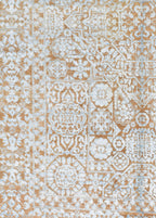 Myrren Hand-Woven Wool and Silk Carpet 245x172 cm