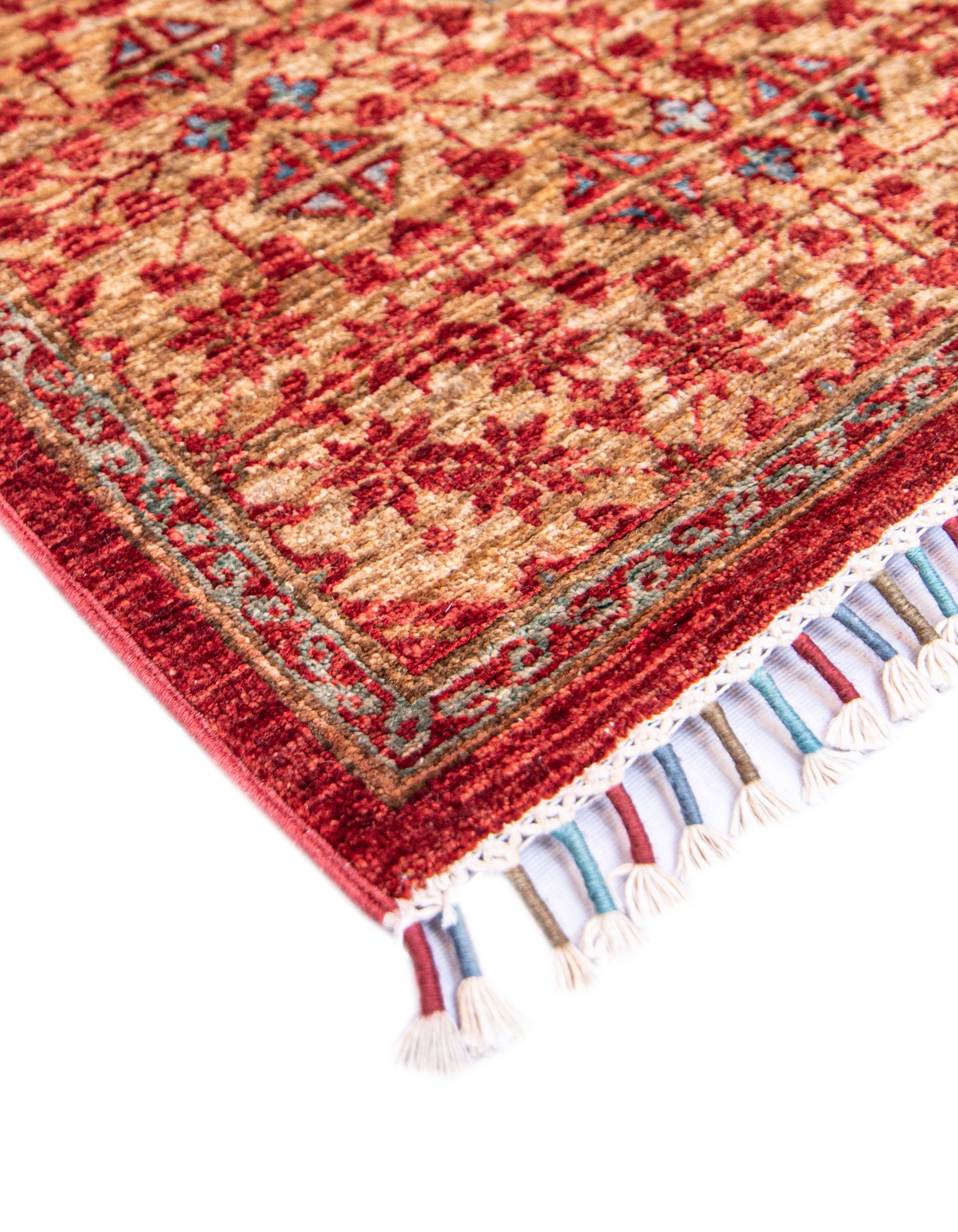 Crimson Dynasty El Dokuma Yün ve İpek Halı 295x212 cm