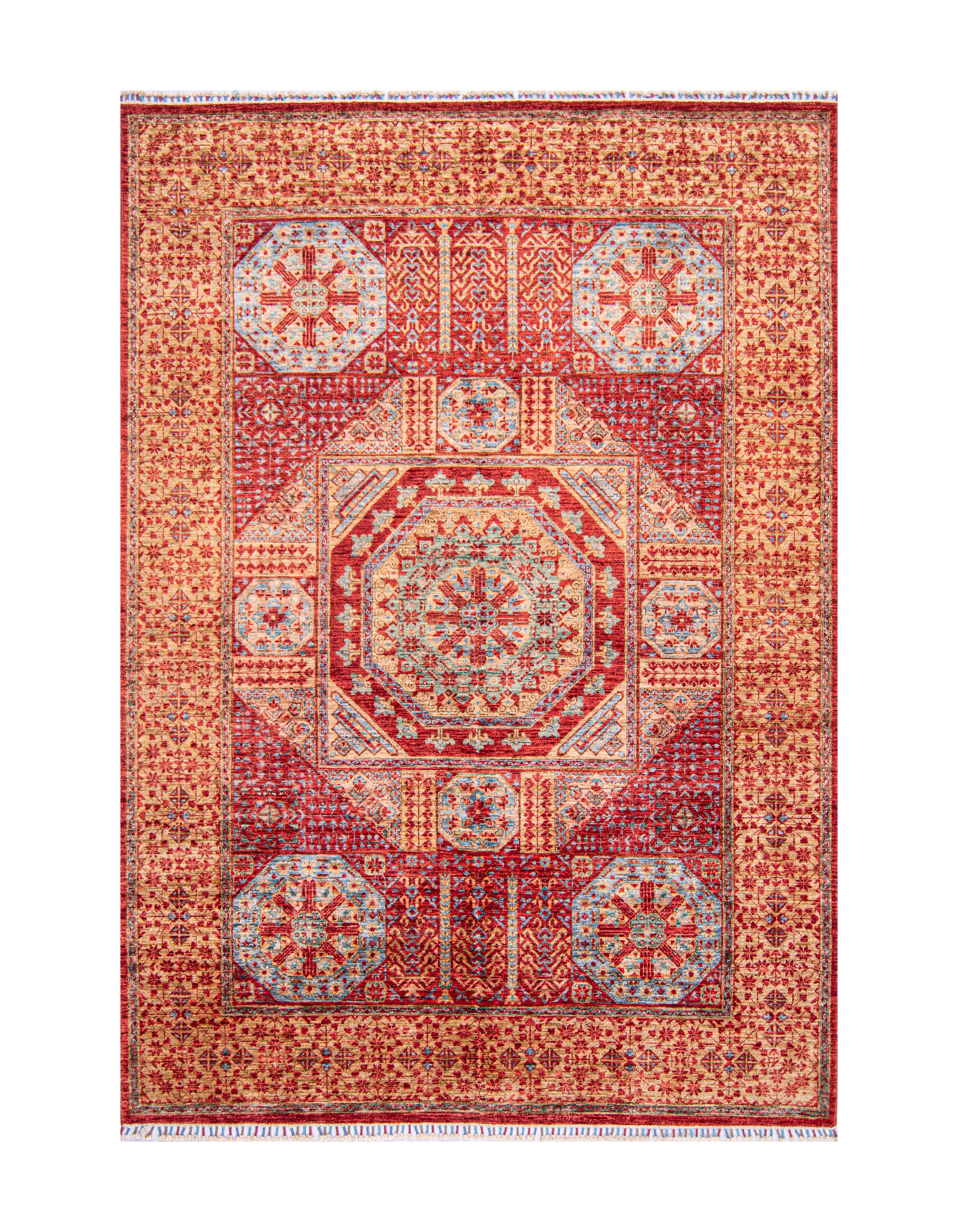 Crimson Dynasty El Dokuma Yün ve İpek Halı 295x212 cm