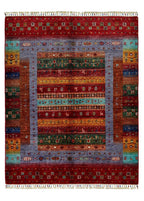 Isfarin Hand-Woven Wool Carpet 197x151 cm