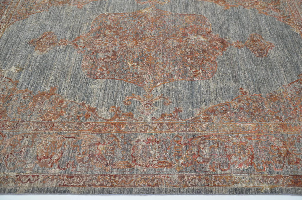 Zephyr Hand-Woven Wool and Silk Carpet 249x171 cm