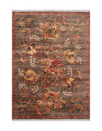 Karabagh Hand-Woven Wool and Silk Carpet 241x180 cm