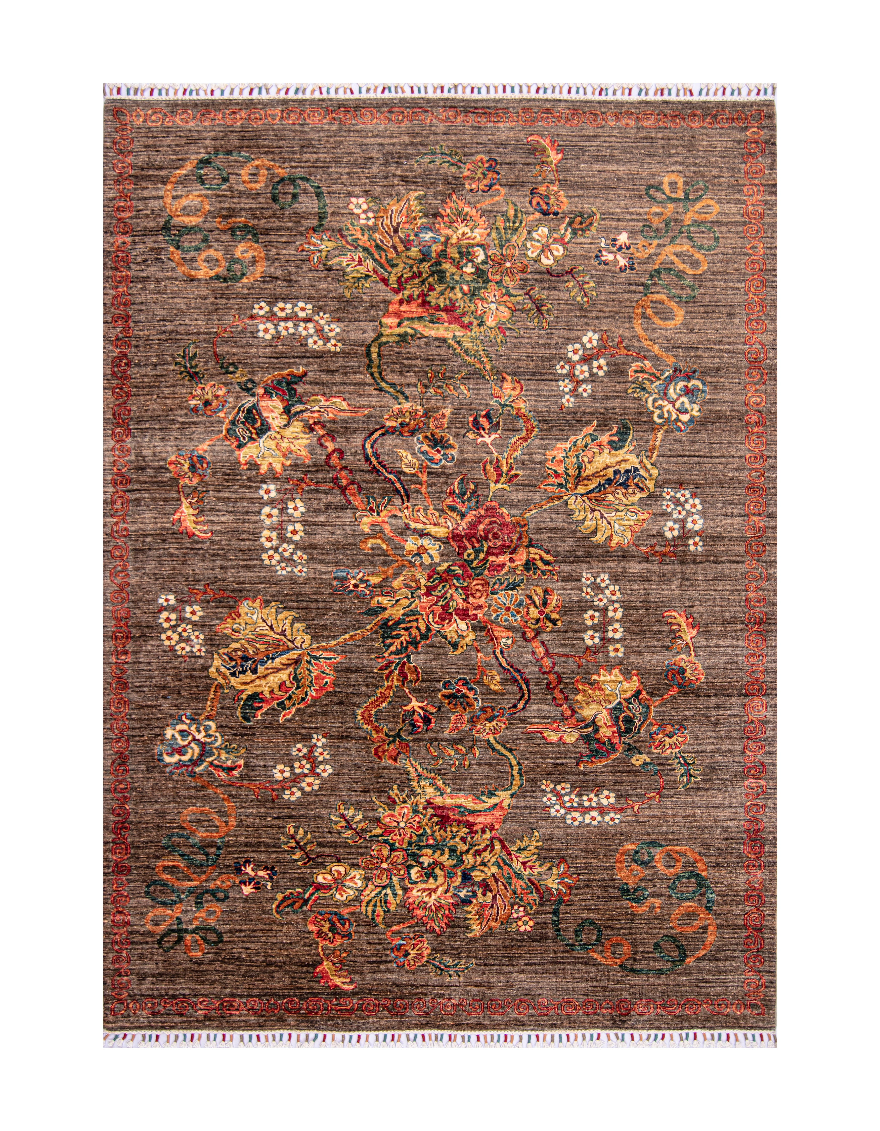 Karabagh El Dokuma Yün ve İpek Halı 241x180 cm