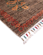 Karabagh Hand-Woven Wool and Silk Carpet 241x180 cm