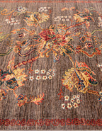 Karabagh Hand-Woven Wool and Silk Carpet 241x180 cm