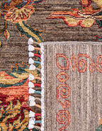 Karabagh Hand-Woven Wool and Silk Carpet 241x180 cm