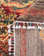 Karabagh Hand-Woven Wool and Silk Carpet 241x180 cm