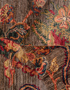 Karabagh Hand-Woven Wool and Silk Carpet 241x180 cm