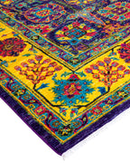 Palette d'Orient Hand-Woven Wool and Silk Carpet 224x149 cm