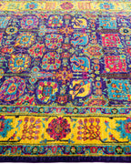 Palette d'Orient Hand-Woven Wool and Silk Carpet 224x149 cm