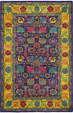 Palette d'Orient Hand-Woven Wool and Silk Carpet 224x149 cm
