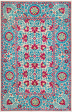 Fergana El Dokuma Yün ve İpek Halı 236x153 cm