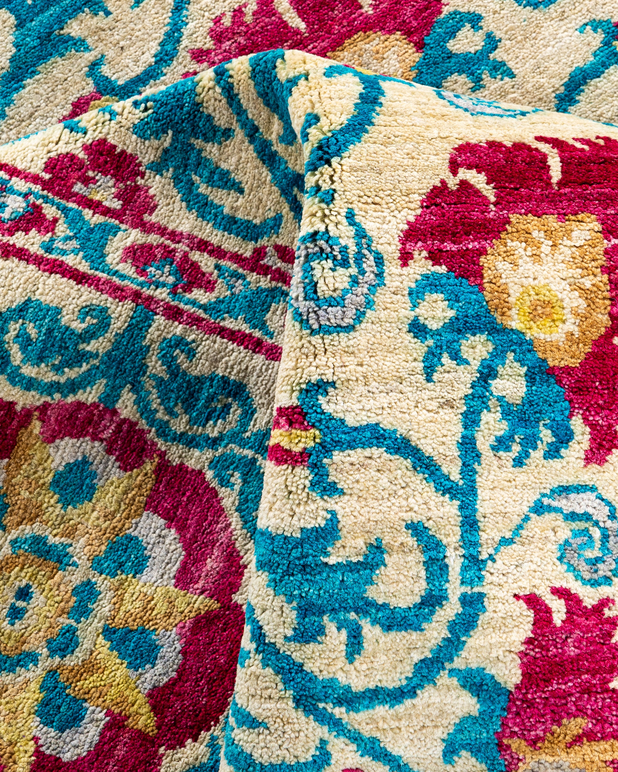 Fergana El Dokuma Yün ve İpek Halı 236x153 cm