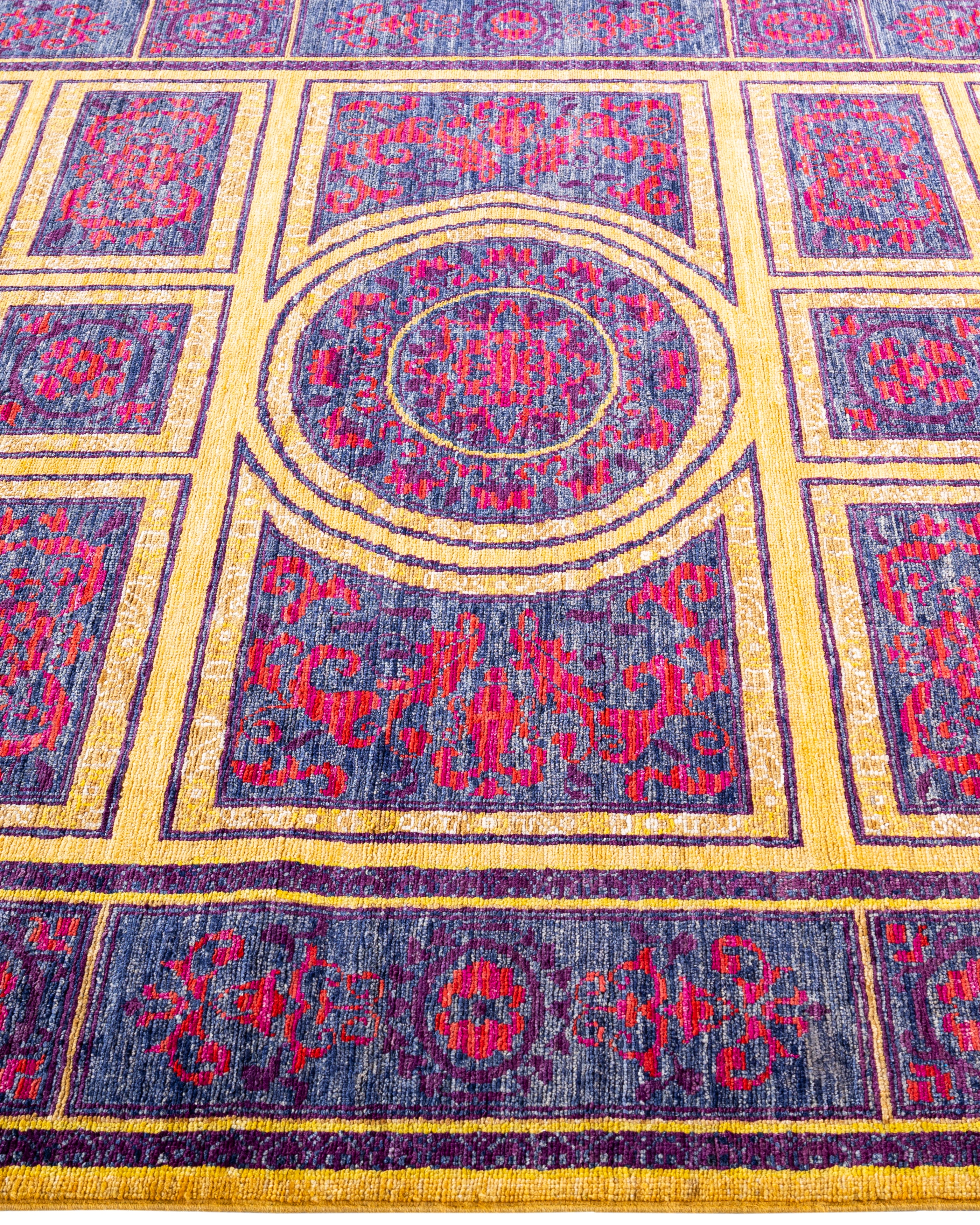 Sultana Indigo El Dokuma Yün Halı 223 x 148 cm