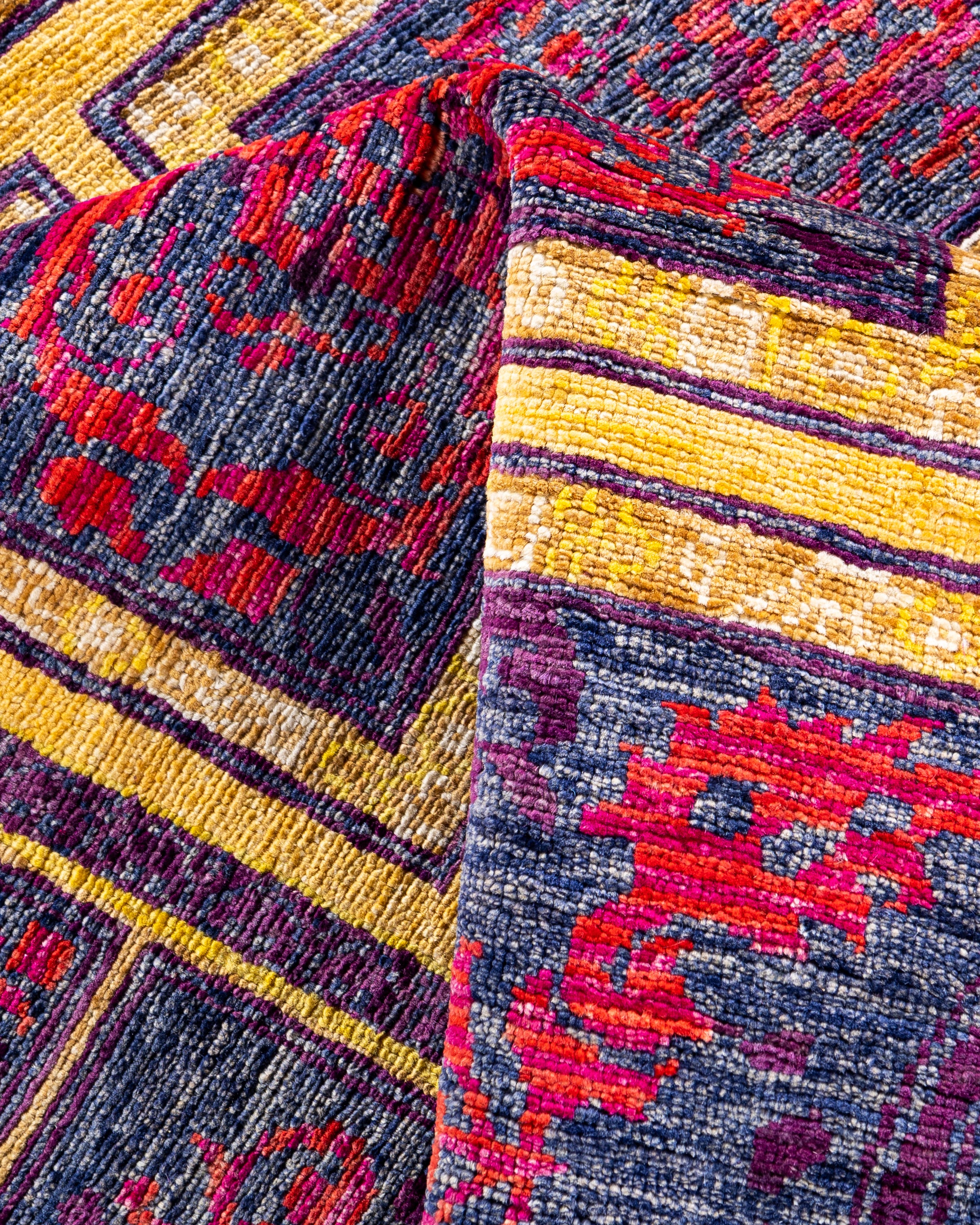 Sultana Indigo El Dokuma Yün Halı 223 x 148 cm