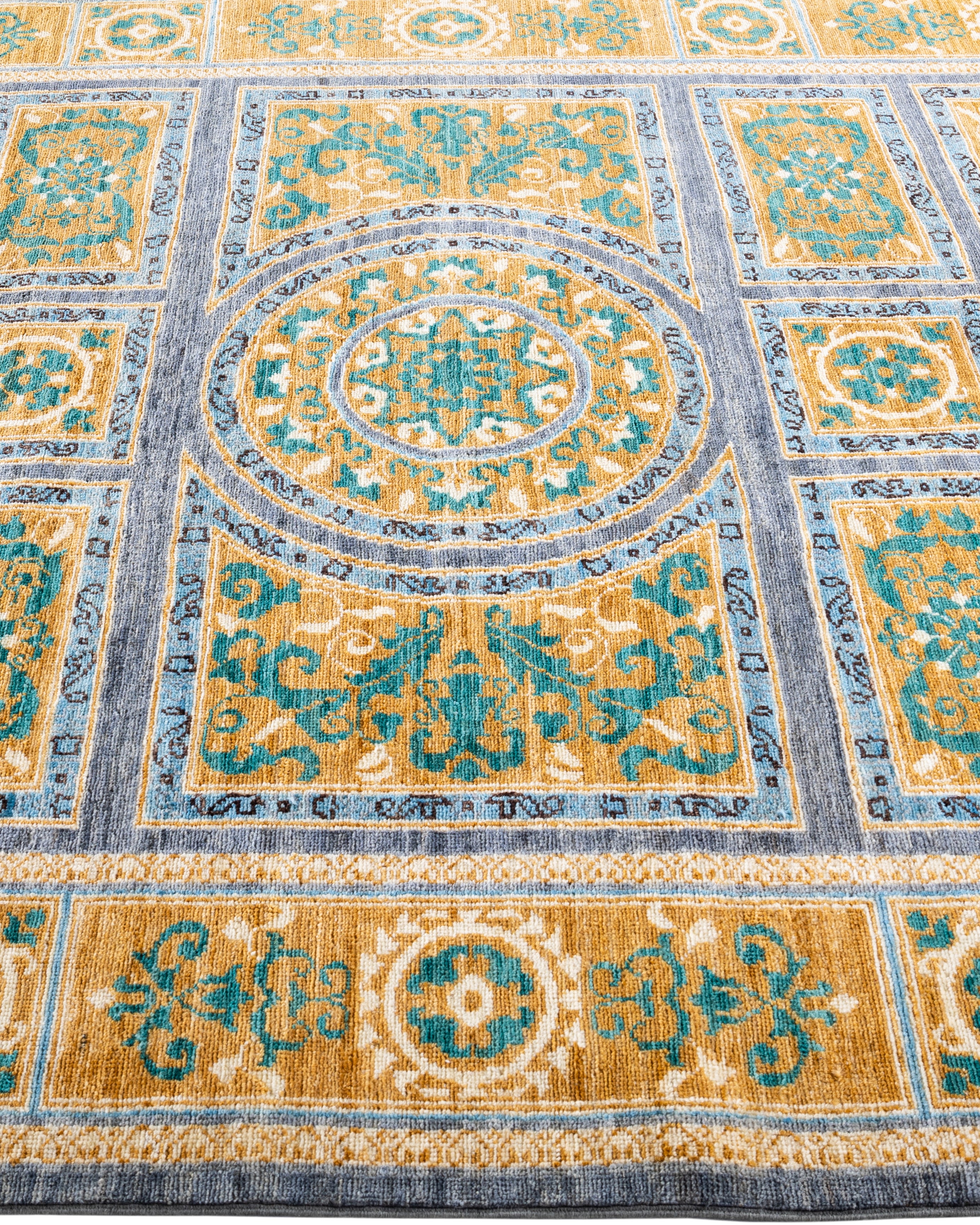 Mosaic Royale El Dokuma Yün ve İpek Halı 222x151 cm