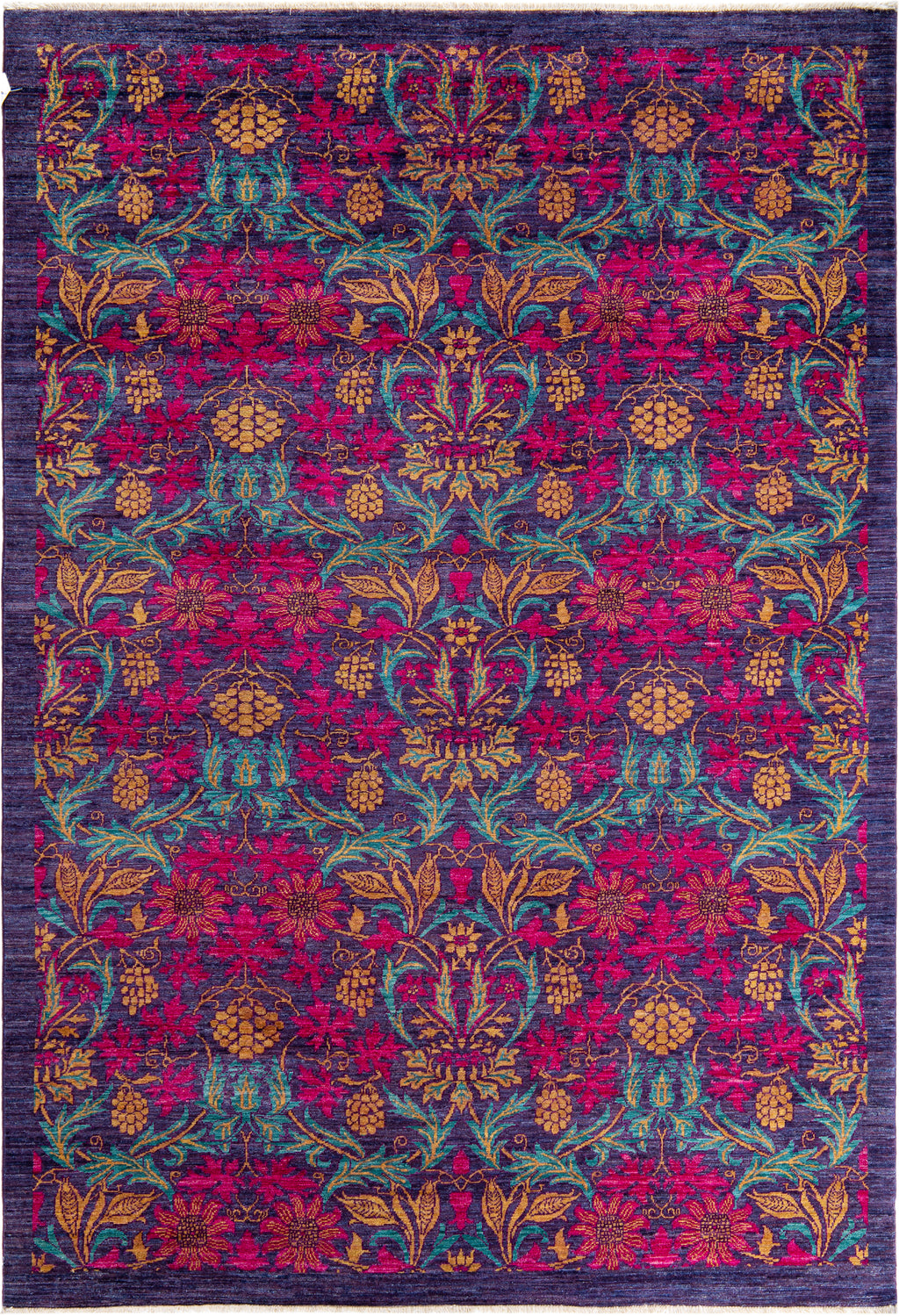 Ruskin Hand-Woven Wool and Silk Carpet 264x182 cm