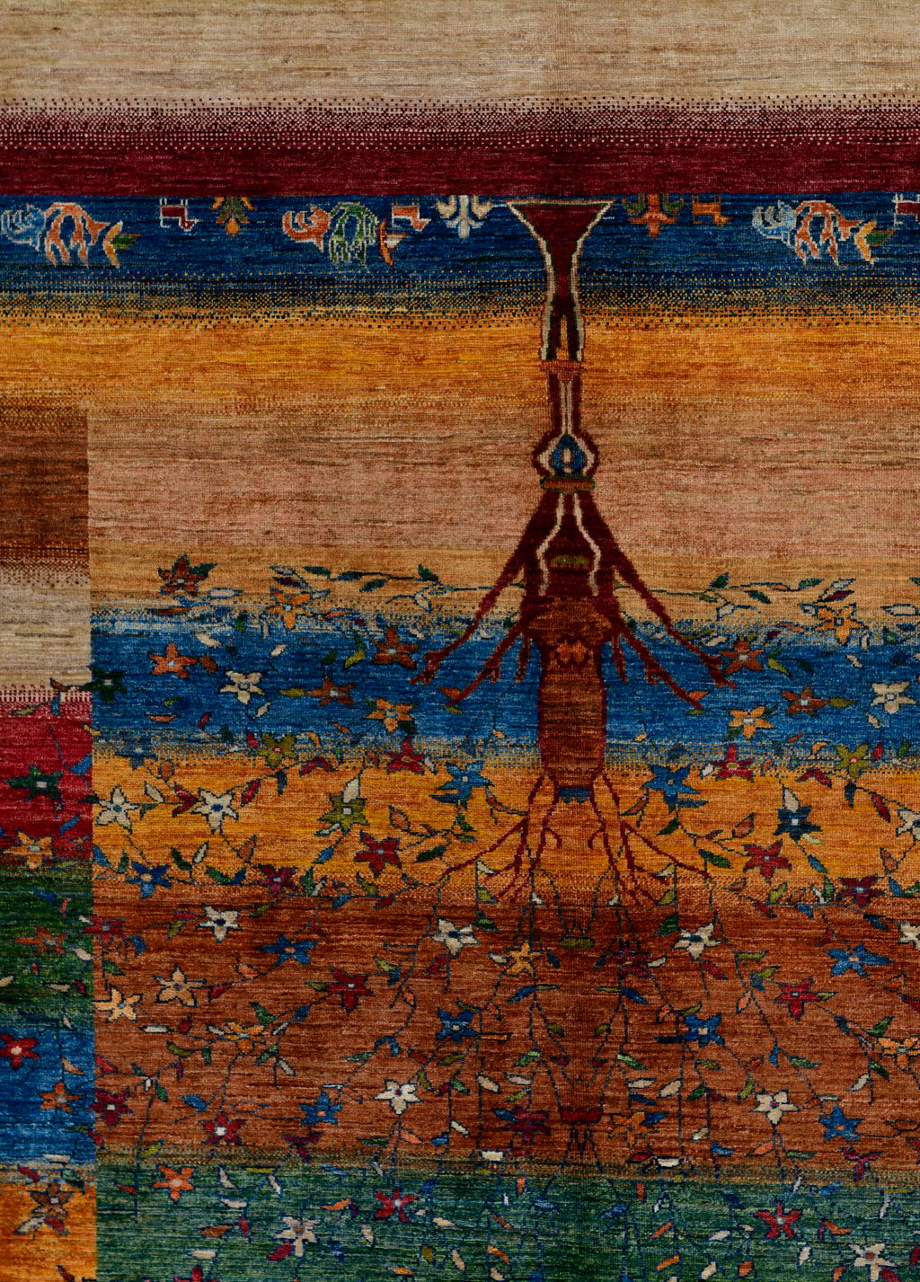 Mythara El Dokuma Yün Halı 199x155 cm