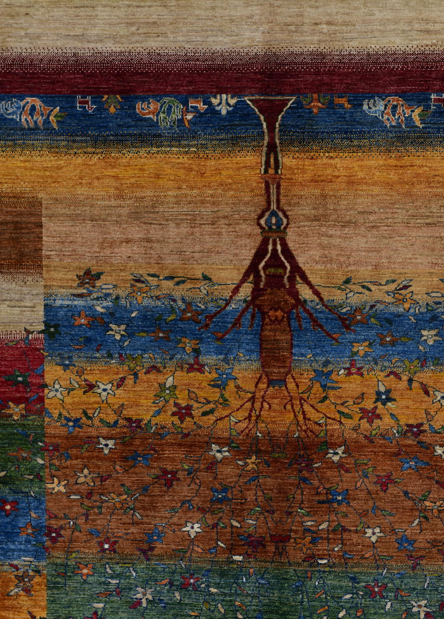 Mythara El Dokuma Yün Halı 199x155 cm