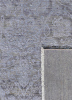Nuvien Hand-Woven Wool and Silk Carpet 186x129 cm