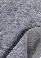 Nuvien Hand-Woven Wool and Silk Carpet 186x129 cm
