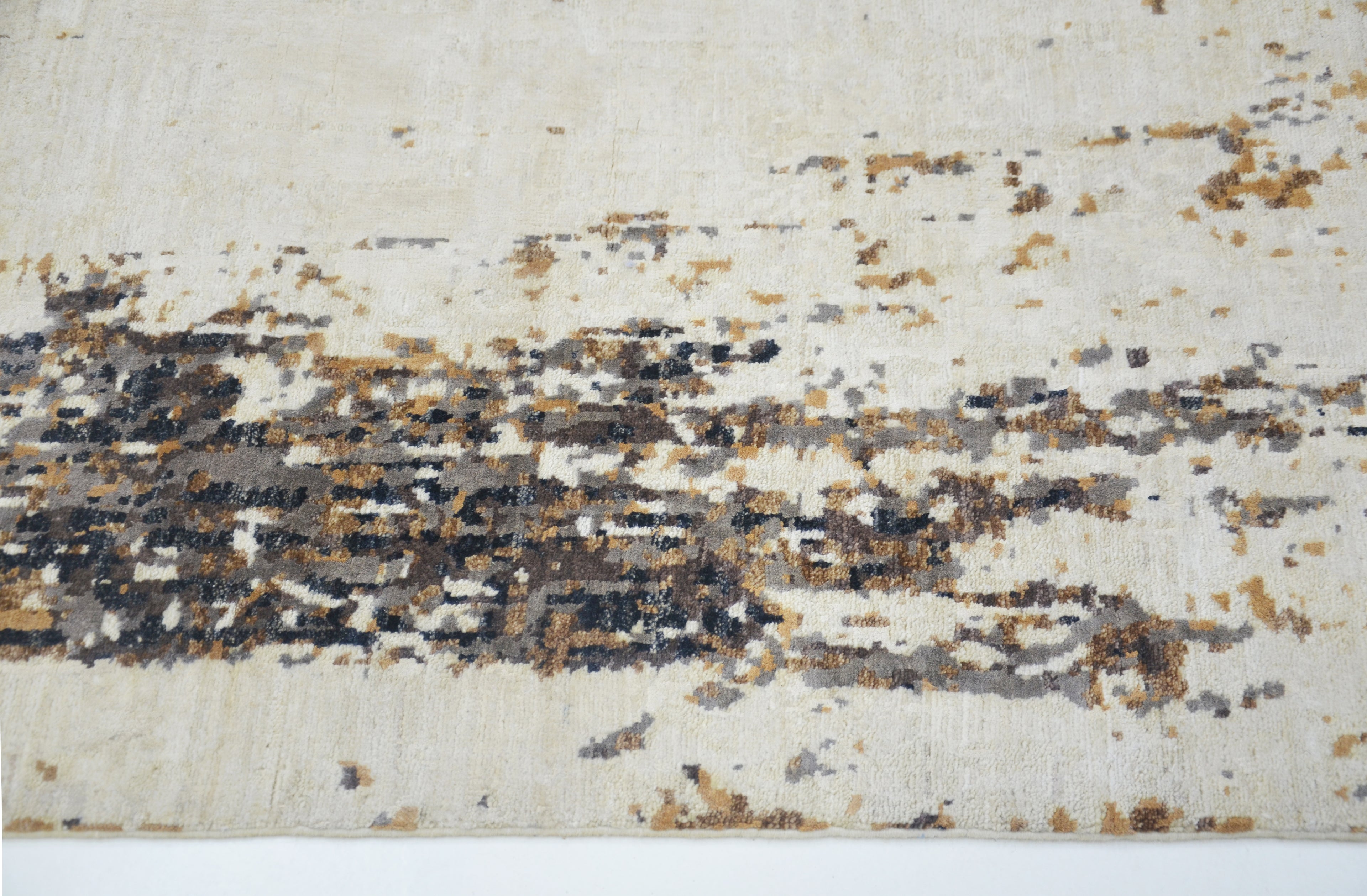 Ivory Echo El Dokuma Yün ve İpek Halı 244x168 cm