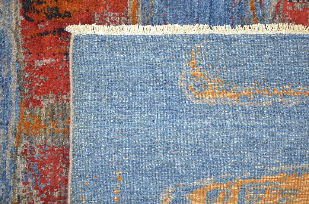 Abstract Strata – Emberwave El Dokuma Yün Halı 251 x 168 cm