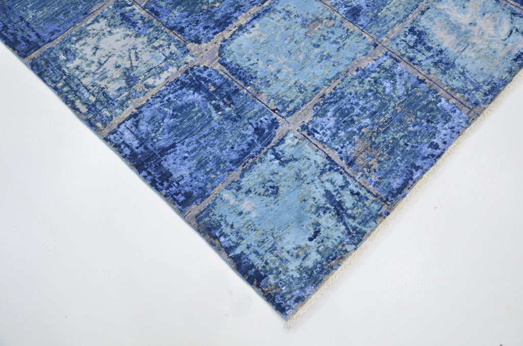 Vector Hand-Woven Wool and Silk Carpet 280x180 cm
