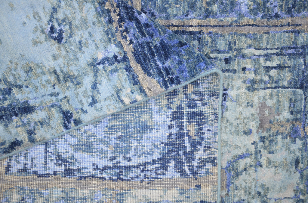 Vector Hand-Woven Wool and Silk Carpet 280x180 cm