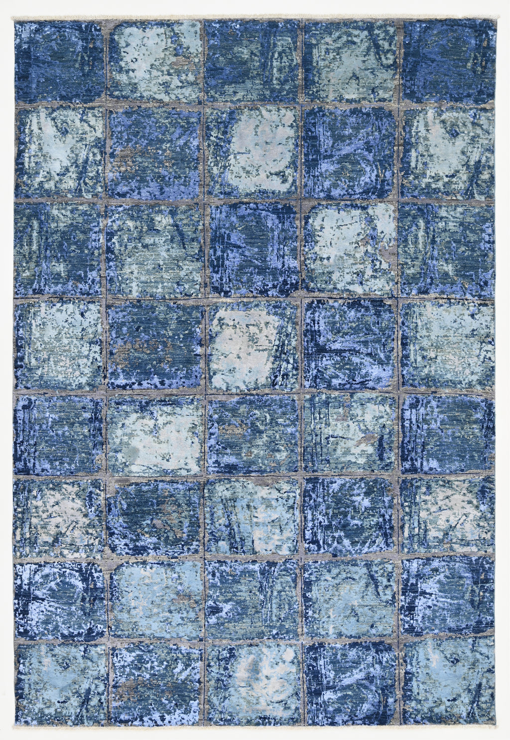 Vector Hand-Woven Wool and Silk Carpet 280x180 cm
