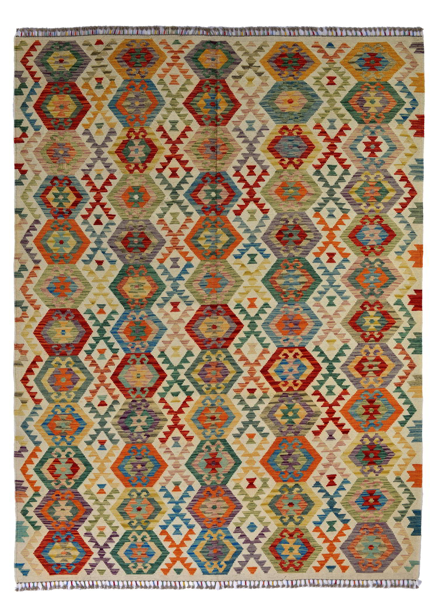 Solunna El Dokuma Yün Kilim 291x216 cm