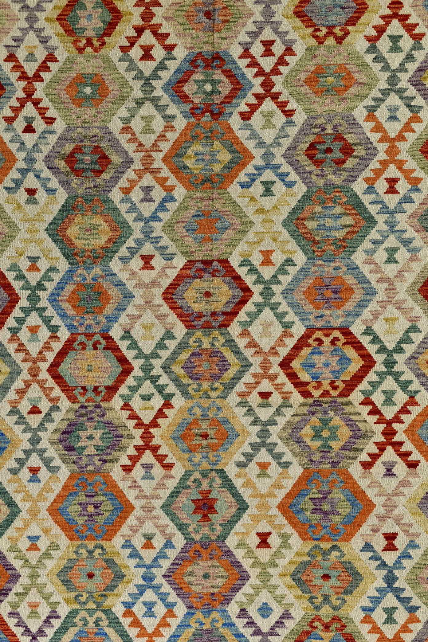 Solunna El Dokuma Yün Kilim 291x216 cm
