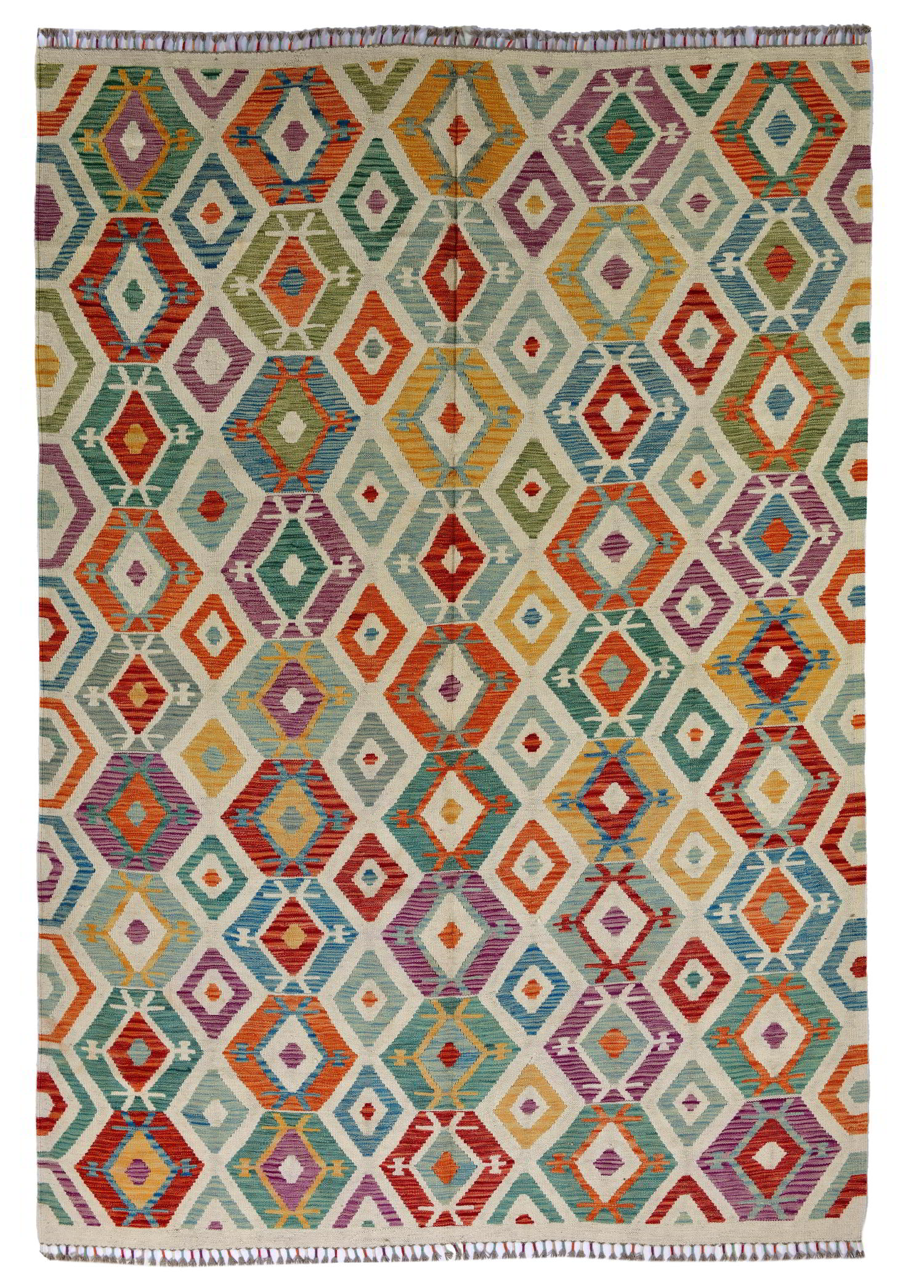Orenda El Dokuma Yün Kilim 296x211 cm