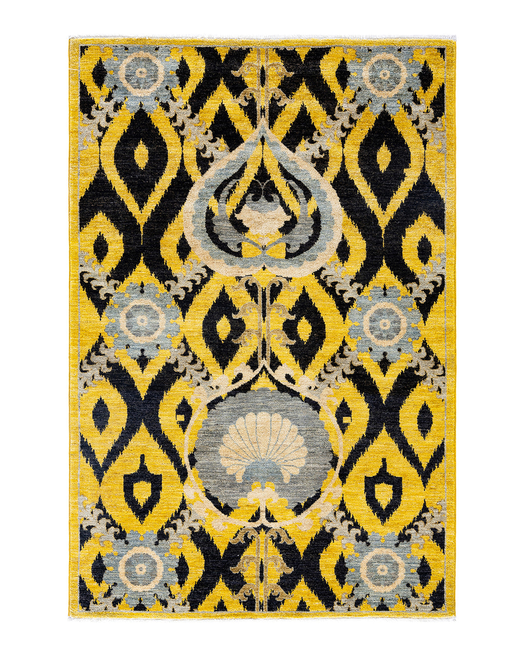 Saffron Eclipse El Dokuma Yün Halı 189 x 127 cm