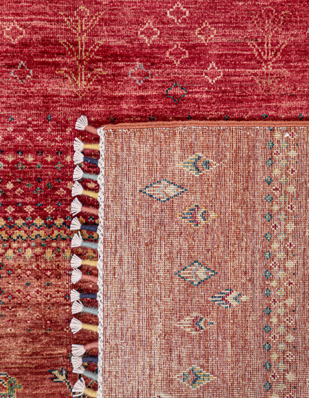 Crimson Cypress El Dokuma Yün ve İpek Halı 241x167 cm
