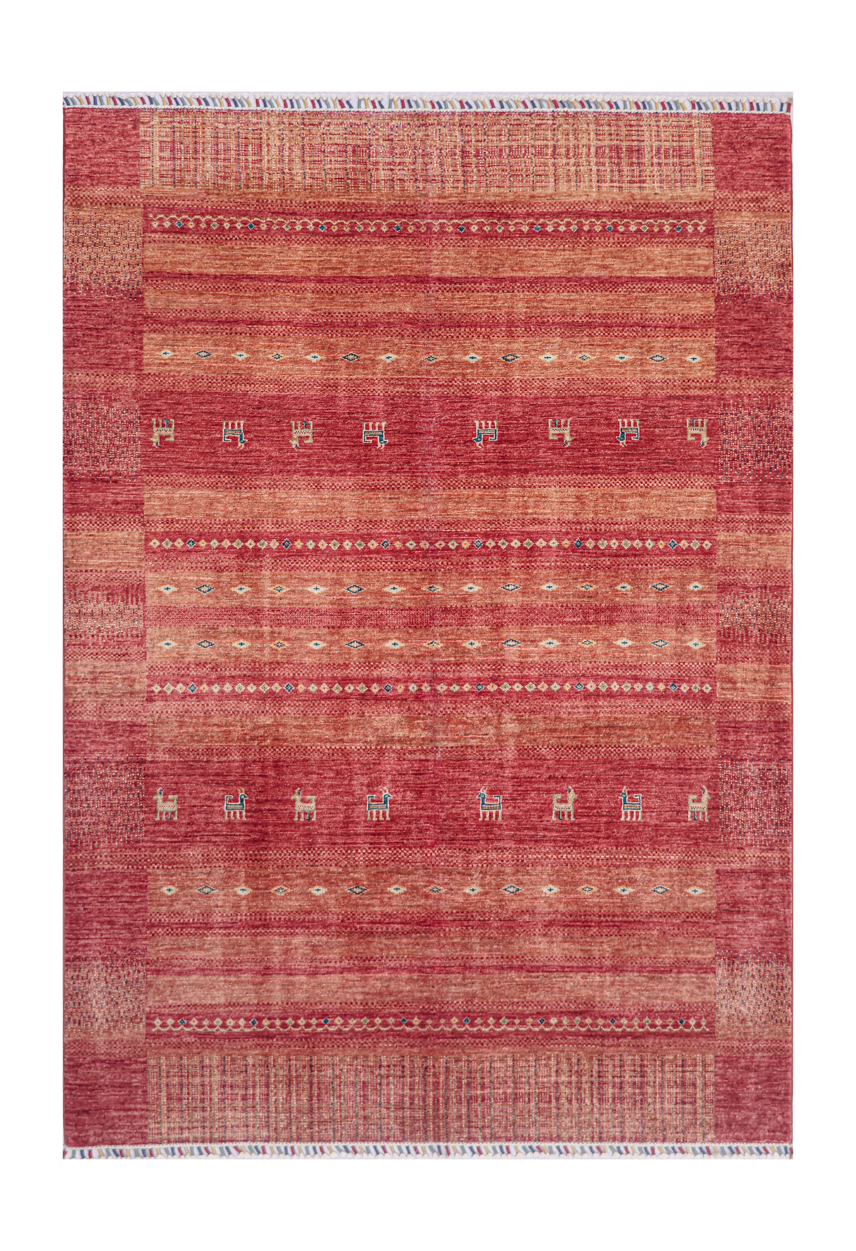 Nomad Hooves El Dokuma Yün ve İpek Halı 241x168 cm