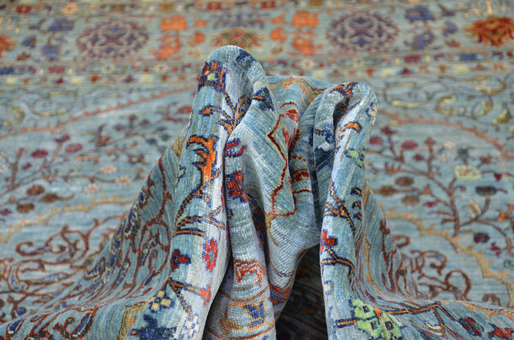 Mamlure Azure El Dokuma Yün Halı 303 x 203 cm