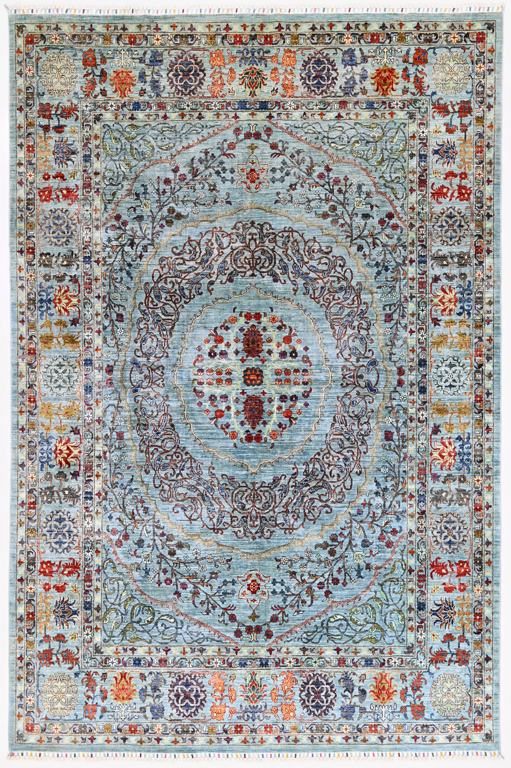 Mamlure Azure El Dokuma Yün Halı 303 x 203 cm