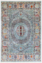 Mamlure Azure El Dokuma Yün Halı 303 x 203 cm