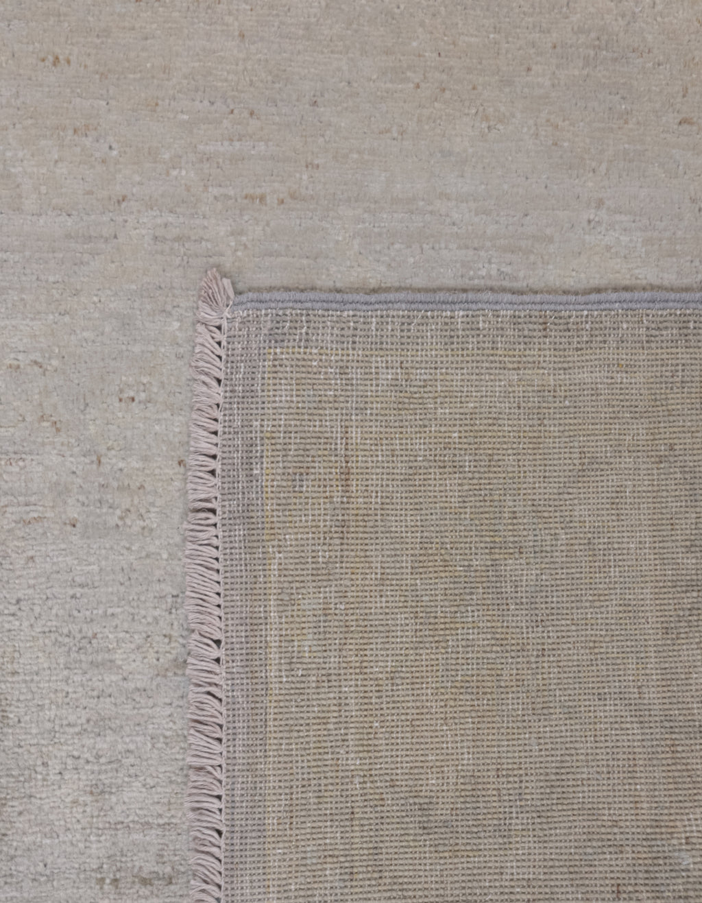 Mocha Dust Hand-Woven Wool Rug 241x165 cm