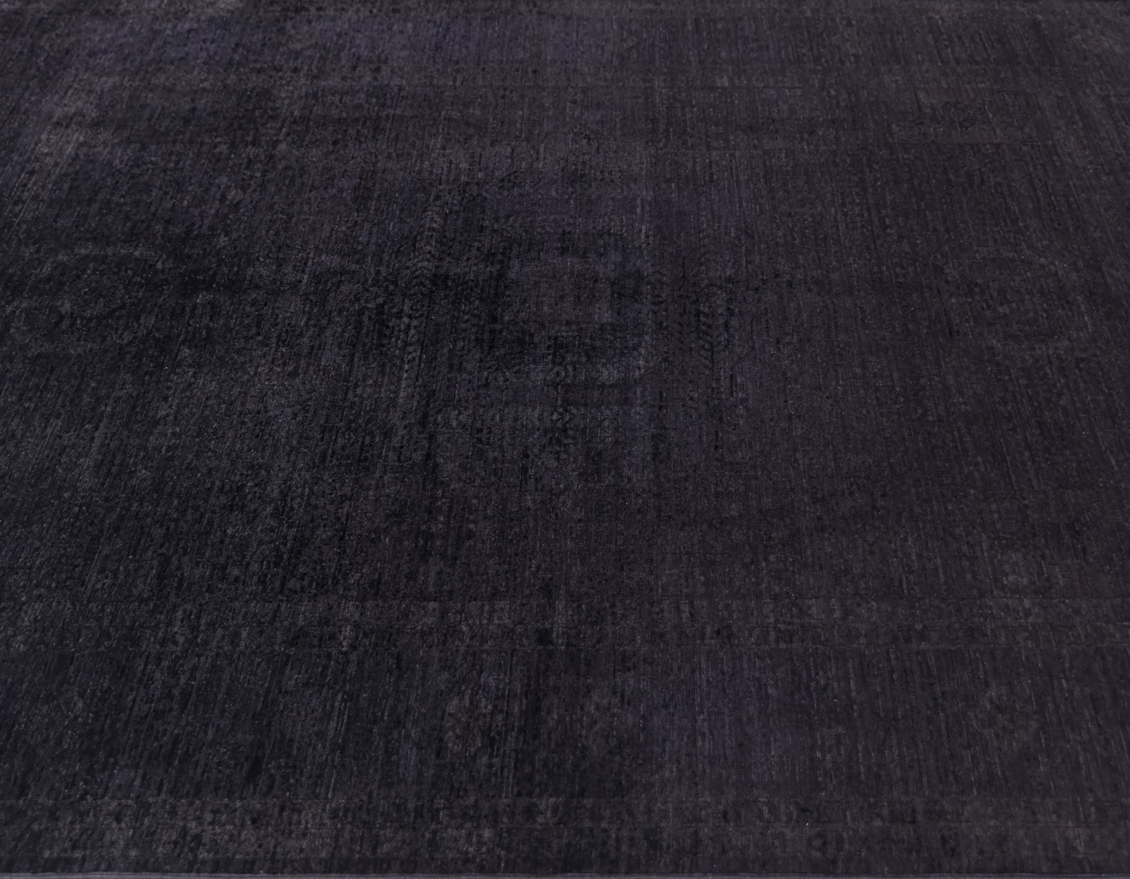 Deep Cobalt El Dokuma Yün Halı 240x171 cm
