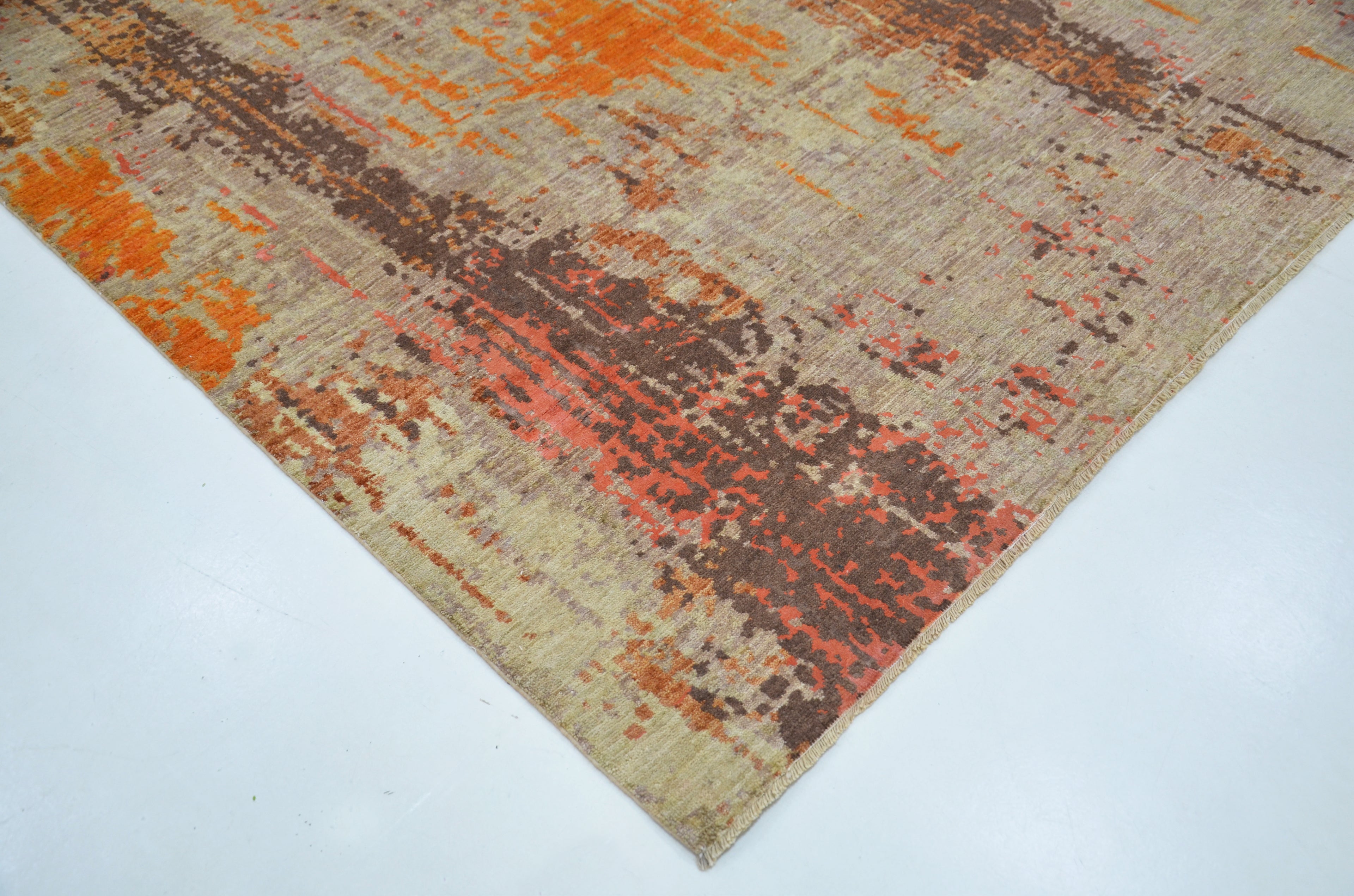 Neon Dust El Dokuma Yün ve İpek Halı 303x240 cm