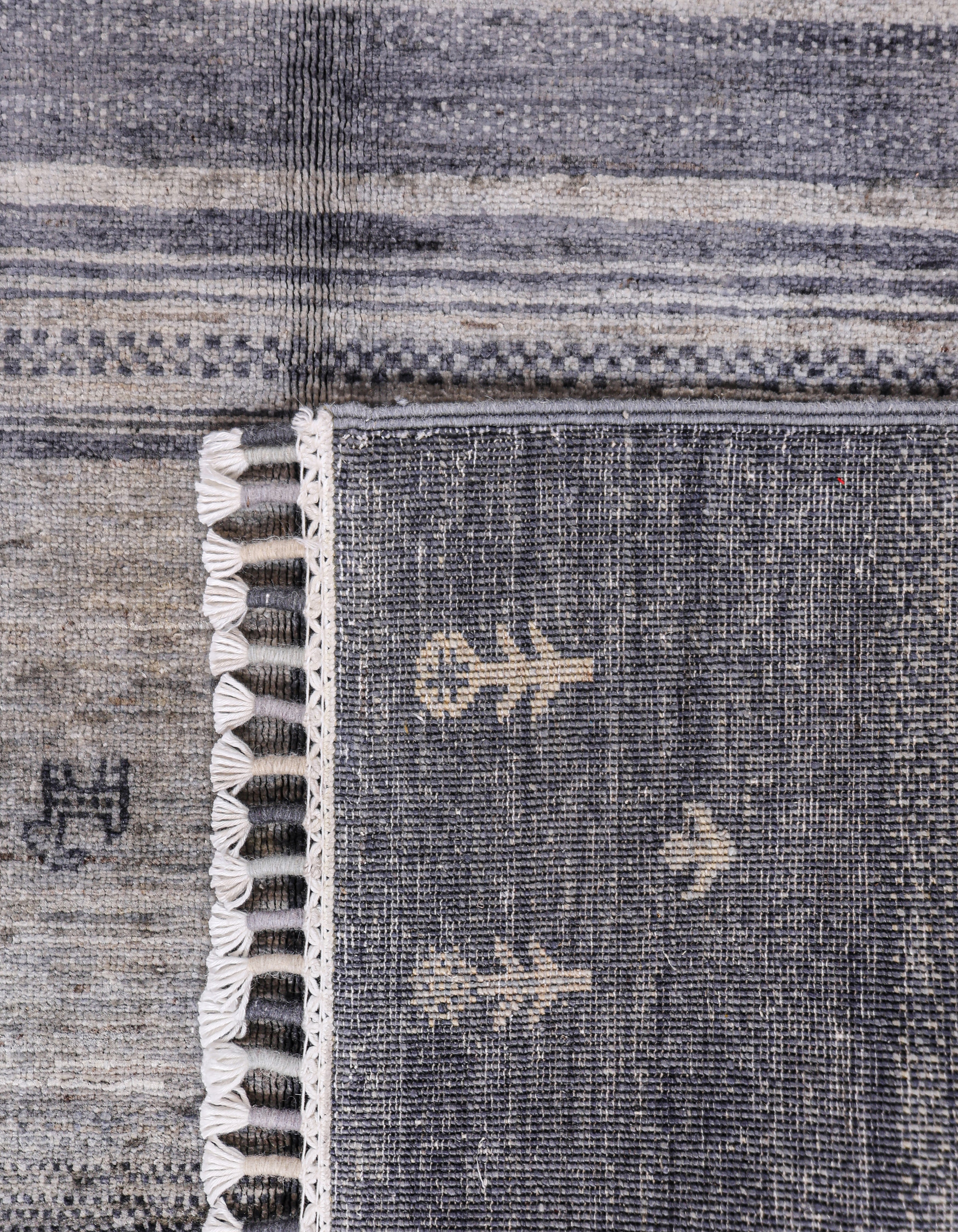 Nomadia Slate El Dokuma Yün Halı 177 x 121 cm