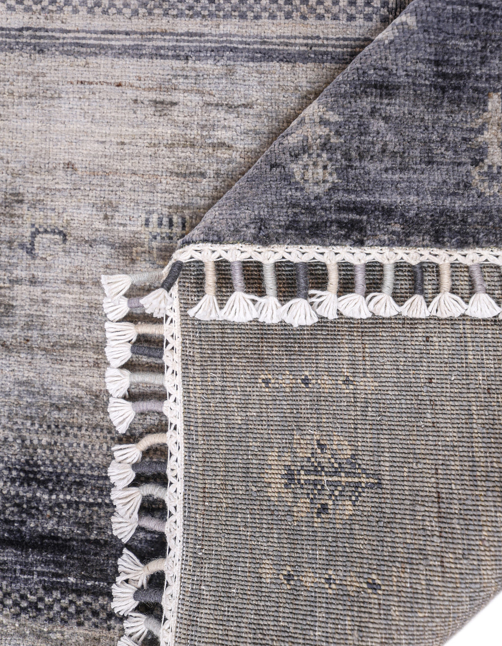 Nomadia Slate El Dokuma Yün Halı 177 x 121 cm