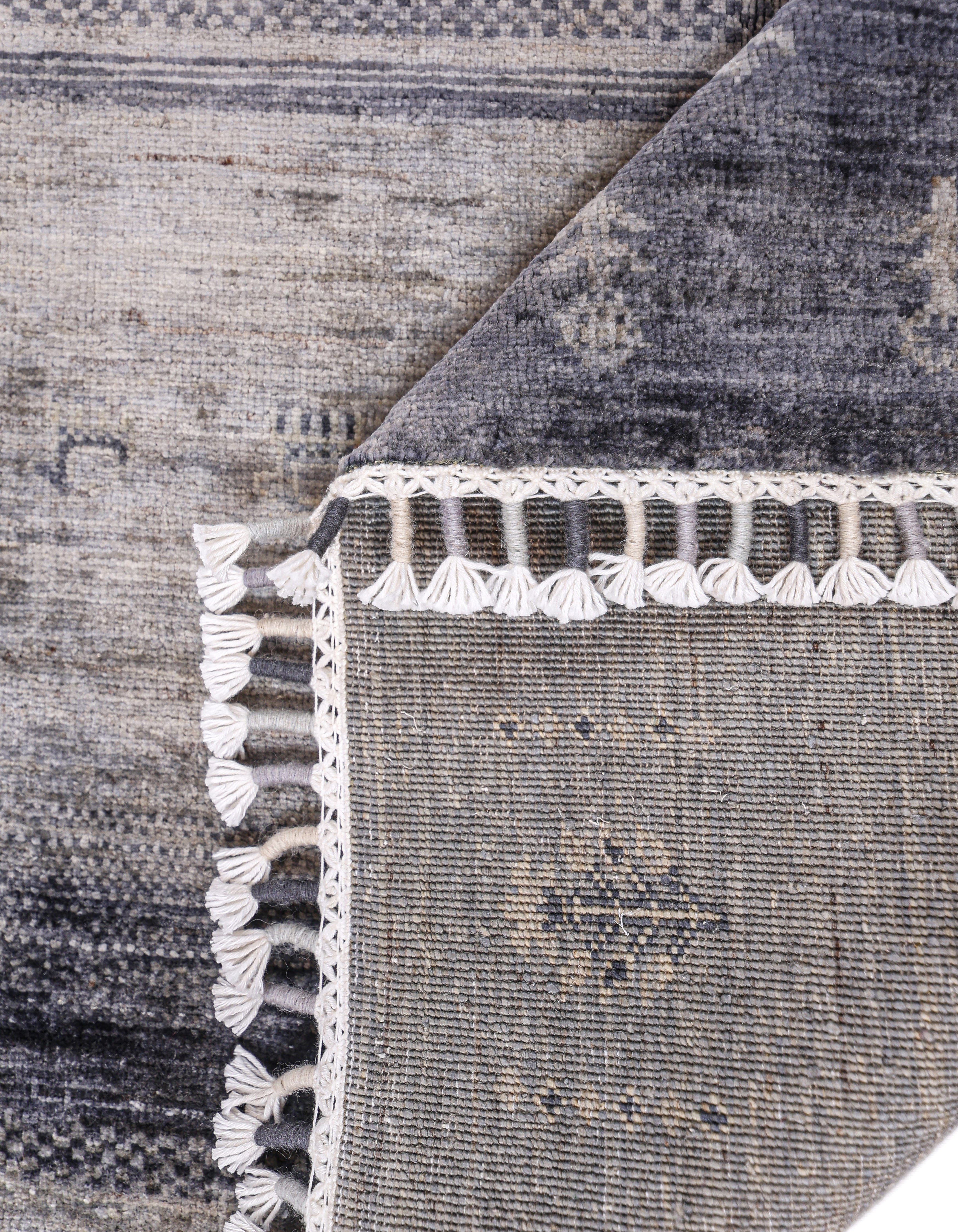 Nomadia Slate El Dokuma Yün Halı 177 x 121 cm