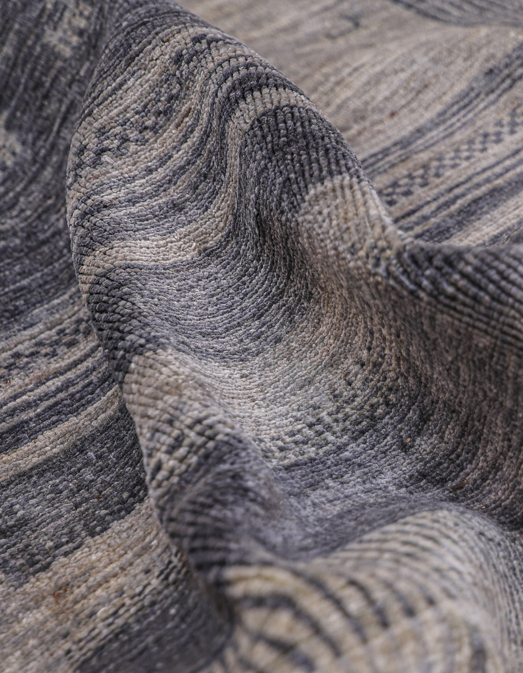 Nomadia Slate El Dokuma Yün Halı 177 x 121 cm