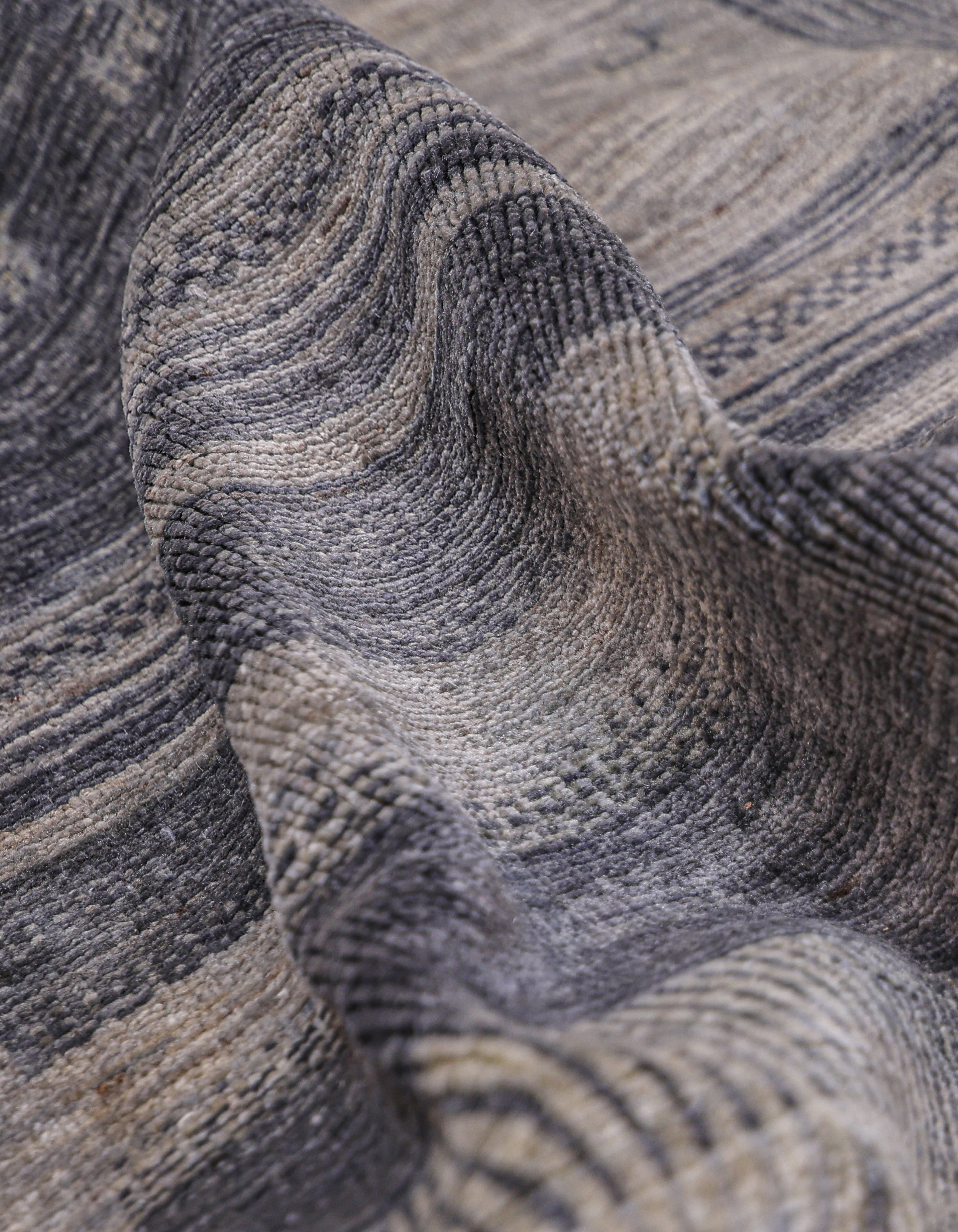 Nomadia Slate El Dokuma Yün Halı 177 x 121 cm