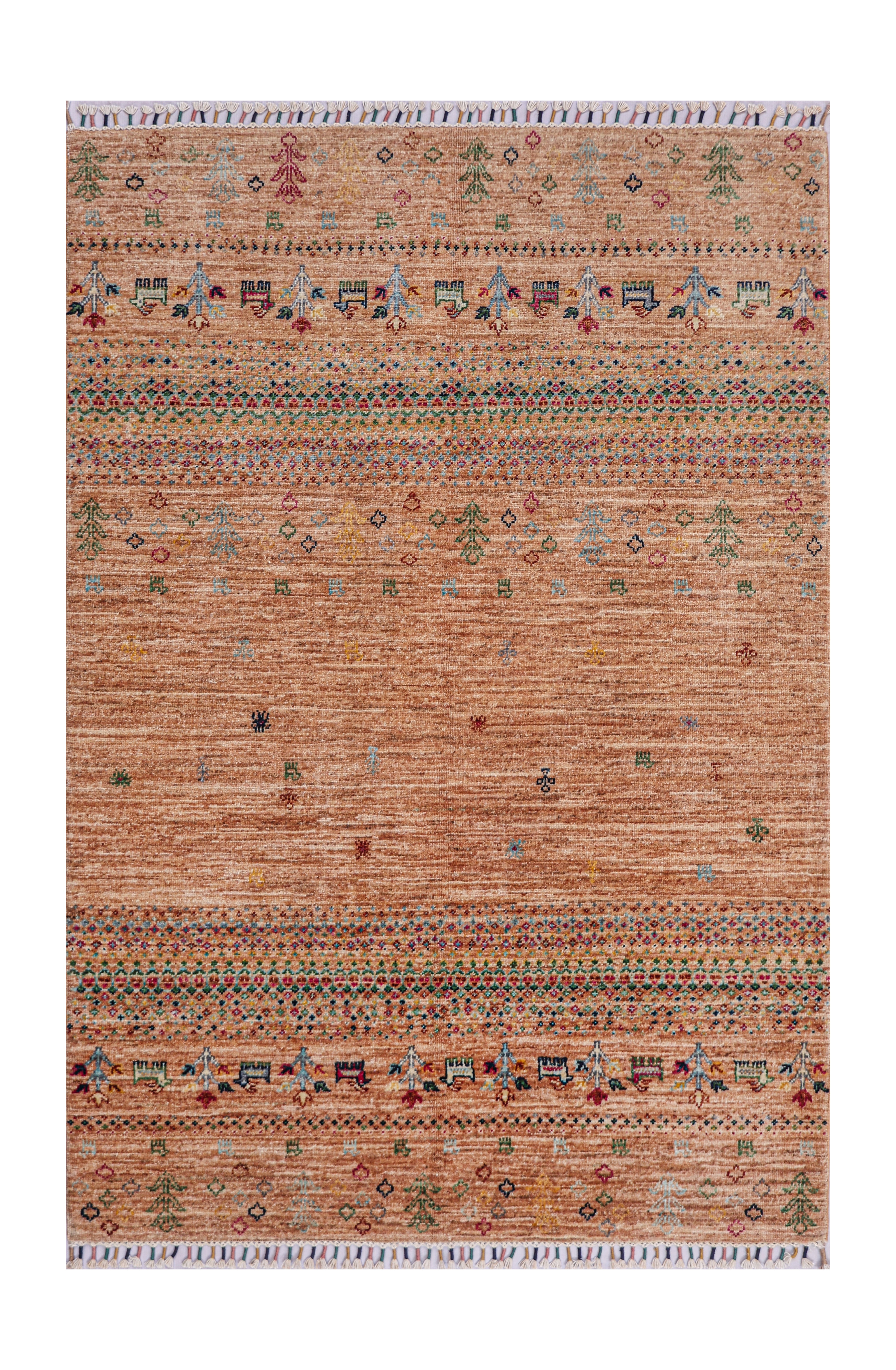 Nomadia Clay El Dokuma Yün Halı 178 x 121 cm