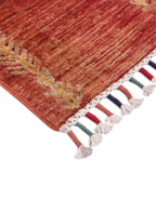 Nomadia Crimson El Dokuma Yün Halı 181 x 120 cm