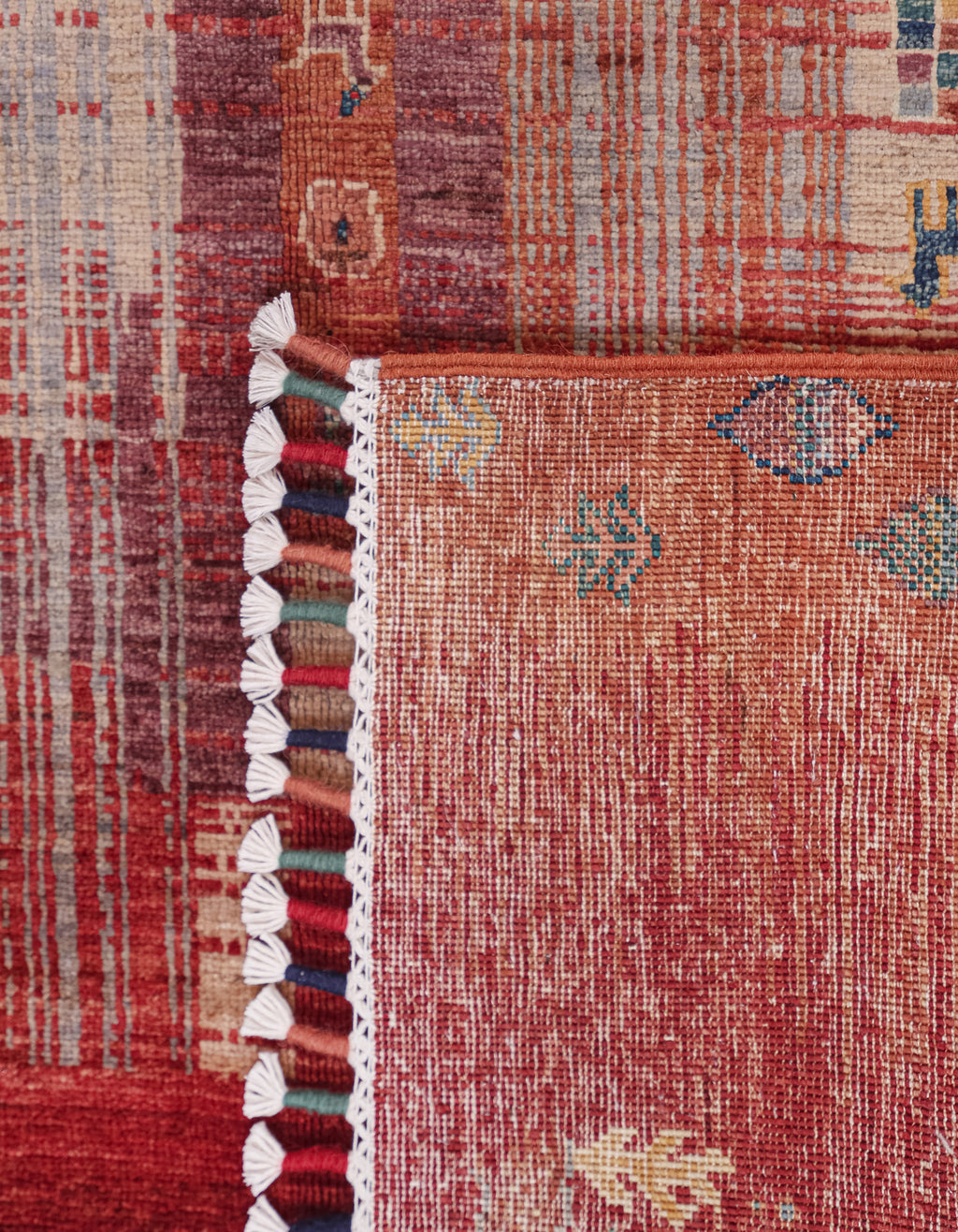 Nomadia Crimson El Dokuma Yün Halı 181 x 120 cm